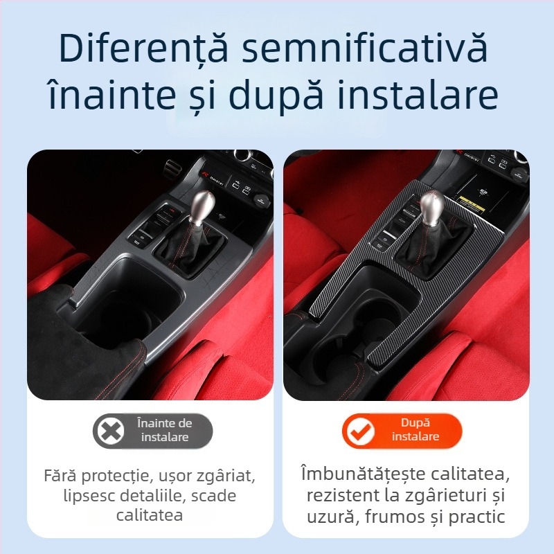 Cadru central interior din ABS pentru Civic FL5 Type-G – decorare a panoului interior, imprimare logo posibil