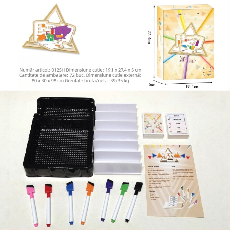 Just Onee – Joc de societate cu cărți, rapid pentru copii (4–6 ani), puzzle, plastic și hârtie