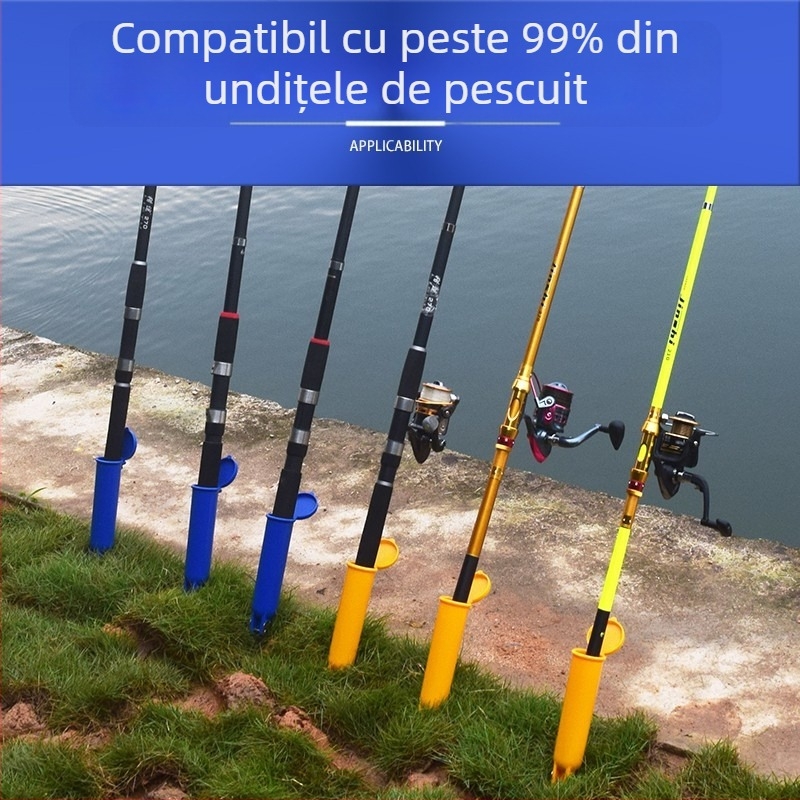 Suport pentru undițe din oțel inoxidabil, rotire multidirecțională și design pliabil