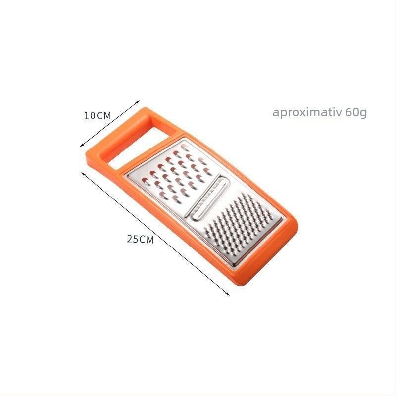 Tăietor-râzător de legume din oțel inoxidabil (3 în 1) – Chu Xing, material: oțel inoxidabil + PP, stil: modern minimalist