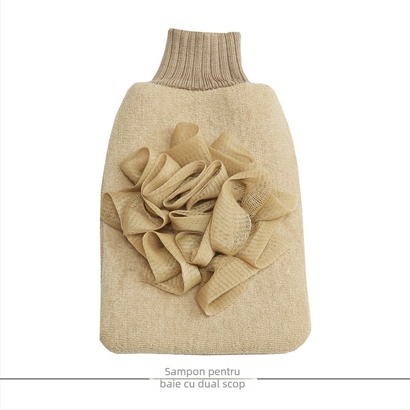 Mănușă dublu-fațetă pentru exfoliere la baie – instrument puternic de exfoliere pentru uz casnic, fără durere