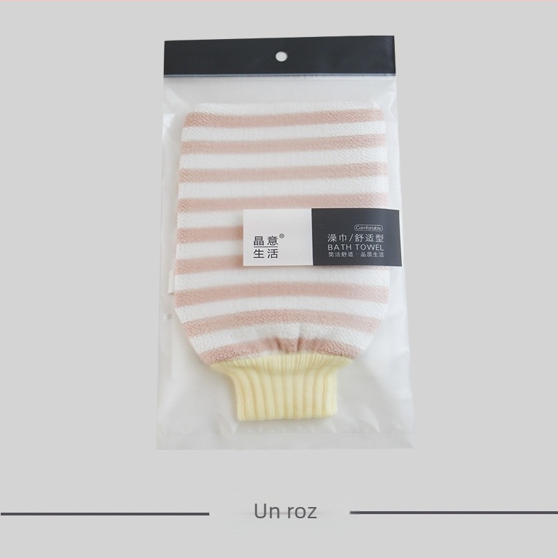 Mănușă dublu-fațetă pentru exfoliere la baie – instrument puternic de exfoliere pentru uz casnic, fără durere