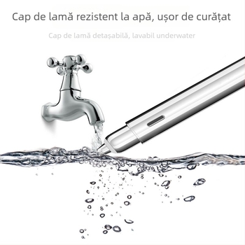 Trimmer electric pentru sprâncene, fără fir, ușor 39,5 g, ABS/PC/ oțel inoxidabil, reîncărcabil, fără spălare necesară