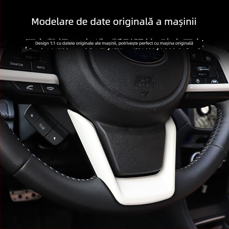 Decorațiuni pentru butoanele volanului Subaru 18-21 Forester/Outback/XV – Spire, fără siglă, fără personalizare
