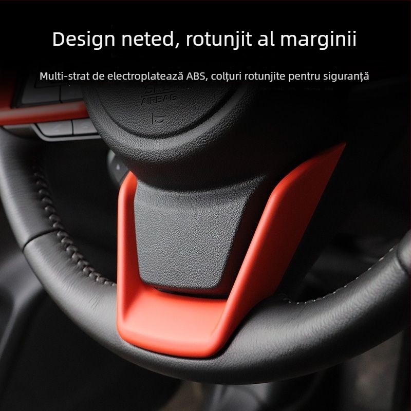 Decorațiuni pentru butoanele volanului Subaru 18-21 Forester/Outback/XV – Spire, fără siglă, fără personalizare