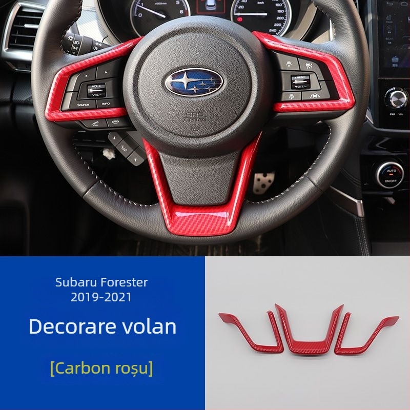 Decorațiuni pentru butoanele volanului Subaru 18-21 Forester/Outback/XV – Spire, fără siglă, fără personalizare