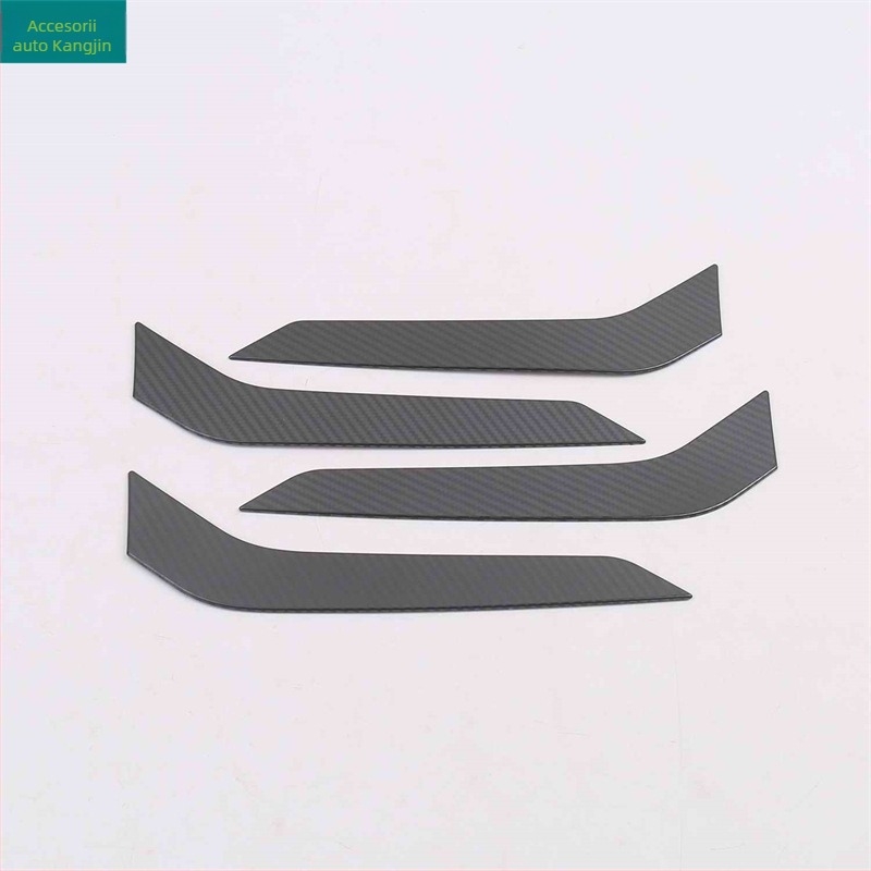 Placă decorativă superioară a suportului interior al brațului, finisaj mat din fibră de carbon, pentru VW Sagitar 2019 — plastic ABS, oțel inoxidabil