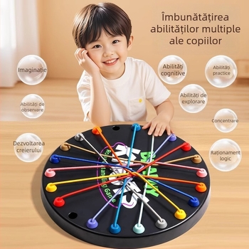 Joc educativ de familie: dezvoltă observația, imaginația spațială și raționamentul; din plastic, pentru uz interior, pentru copii de 6 ani și peste
