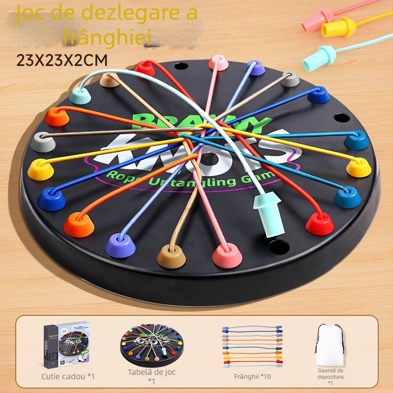 Joc educativ de familie: dezvoltă observația, imaginația spațială și raționamentul; din plastic, pentru uz interior, pentru copii de 6 ani și peste