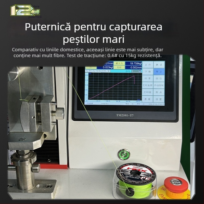 Linie principală de pescuit, material PE, rezistență 3–33 kg, brand YGKPEJP, ambalare 100 de bucăți