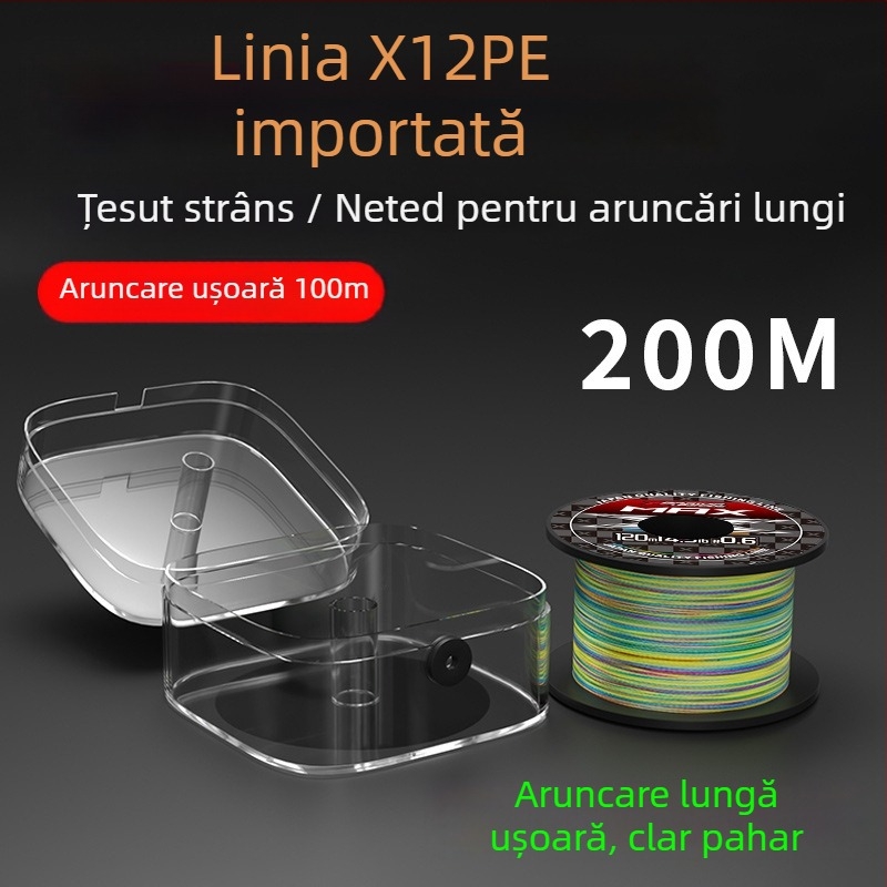 Linie principală de pescuit, material PE, rezistență 3–33 kg, brand YGKPEJP, ambalare 100 de bucăți