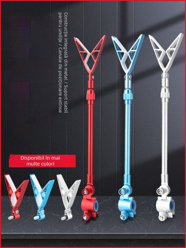 Wickert suport pentru lansete din aliaj de aluminiu, pentru suspensie posterioară, rotire multi-direcțională, pliabil