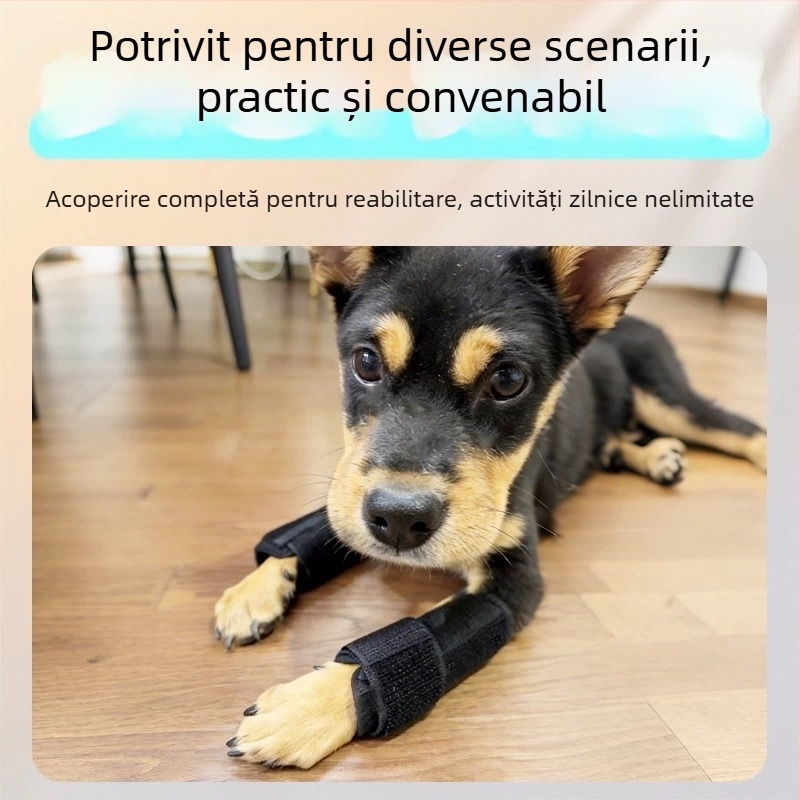 Șină de imobilizare pentru câini și pisici — protecție a articulațiilor, corecția labilor și a membrelor, fixare externă pentru membrele din față și din spate