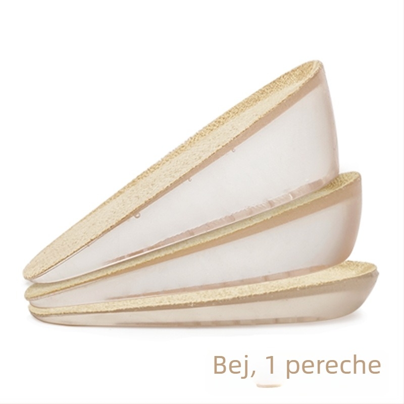 Talpă interioară din gel pentru creșterea înălțimii, cu toc ascuns – invizibil, absorbant de șocuri, pentru adidași, pantofi din piele și botine