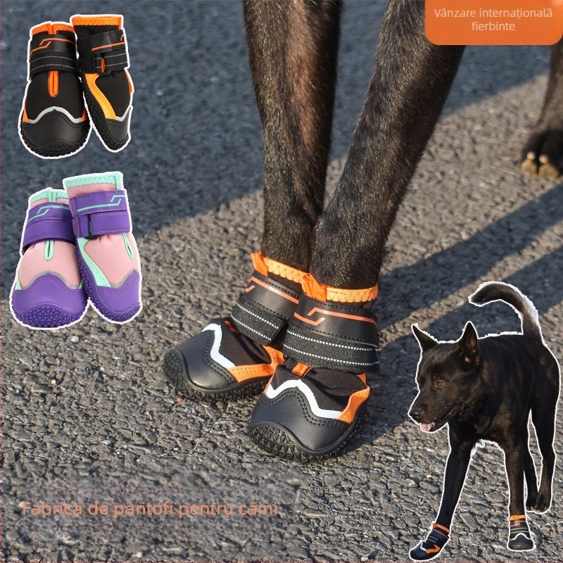 Botosei de cauciuc pentru câini mari – anti-derapare, impermeabili, rezistenți la uzură, mențin căldura
