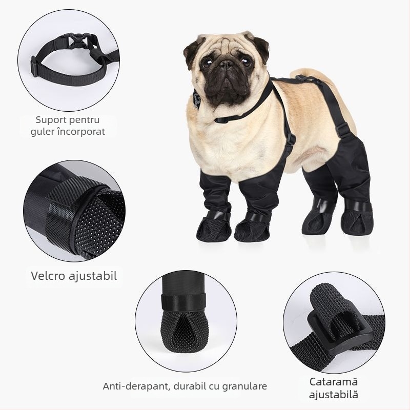 Încălțăminte pentru câini — pânză, impermeabile, antiderapante, rezistente la uzură, stil de relaxare (Brand: Favorite, Cod produs: Cx72033)