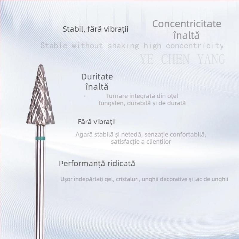 Cap de șlefuit pentru unghii, margine în formă de umbrelă, pentru îndepărtarea rapidă a lacului și manichiură, mașină de șlefuit pas-cu-pas, alianjă, universală pentru utilizare multiplă
