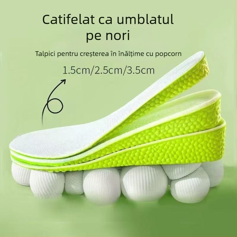 Tălpi EVA de creștere pentru încălțăminte | Talpă întreagă, potrivită pentru sneakers, botine, casual și de lucru | Unisex