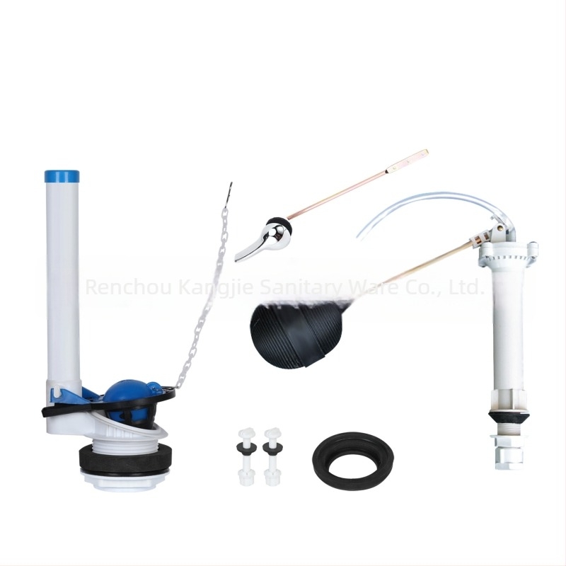 Valvă universală de spălare pentru rezervorul de toaletă, Kangjie, material PP, model KJ-527, instalare