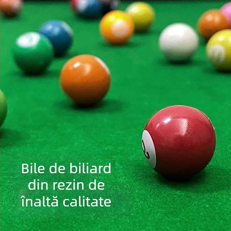 Masă de biliard mini pentru interior pentru copii – joc educațional interactiv pentru părinți și copii, dezvoltă coordonarea mână-ochi și abilitățile cognitive (construcție din plastic)