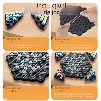 Joc de societate; material plastic; ambalaj cutie; destinat copiilor 7-14 ani; dezvoltă vederea și dezvoltarea intelectuală (material plastic; ambalaj cutie; 7-14 ani; dezvoltare a vederii și intelectului)