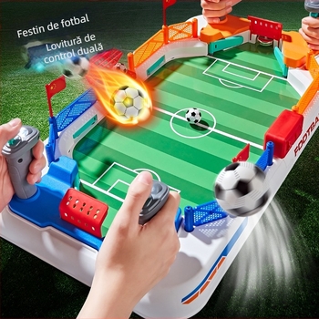Fotbal de masă pentru doi – ABS, Little Bass; joc de masă educațional pentru turnee familiale cu coordonare mână-ochi dublă și gameplay îmbunătățit; potrivit pentru copii 4–6, tineri 7–14 și adulți 15–35