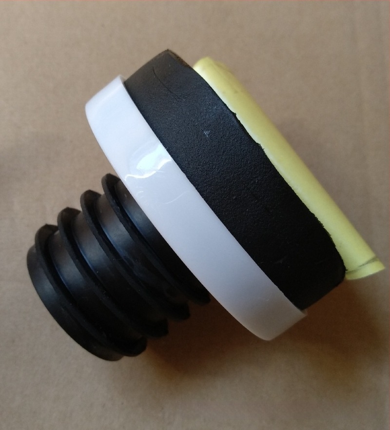 Conector de scurgere pentru urinar, ansamblu din plastic, montaj pe perete sau podea, marca Day, stil modern minimalist