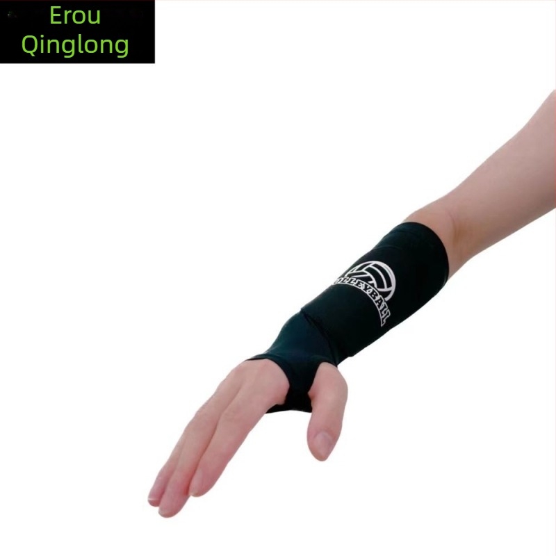 Protecție pentru încheietura mâinii pentru volei, baschet și tenis – mansetă respirabilă, anti-coliziune, cu extensie a degetelor