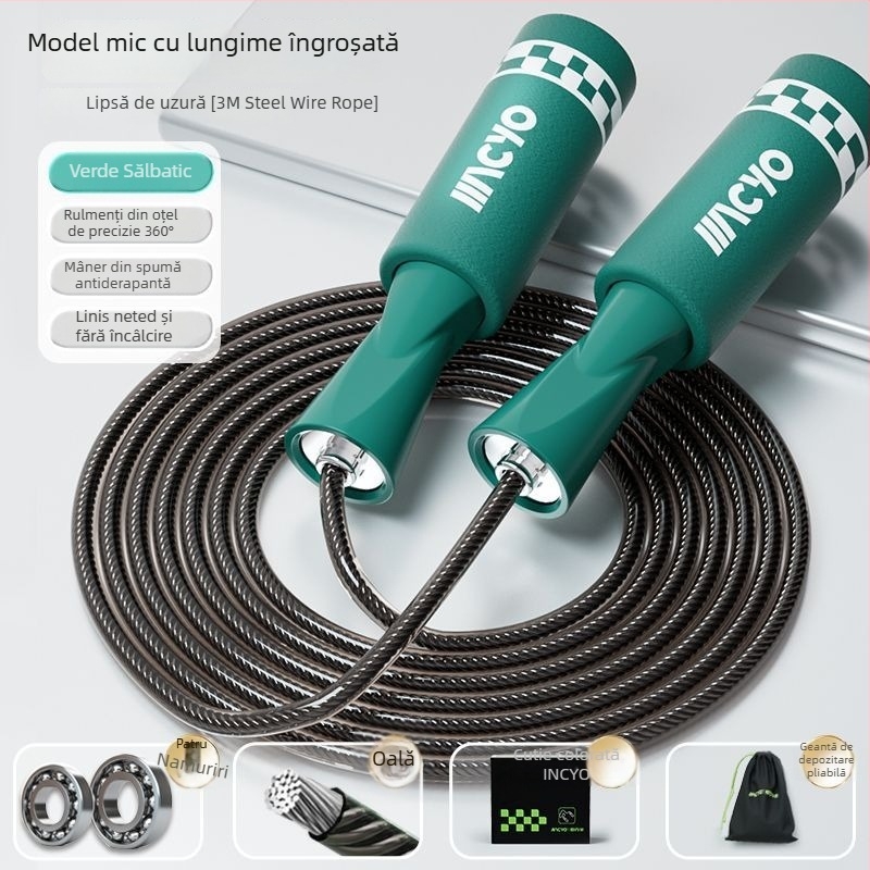 MACYO săritură fără sfoară pentru adulți, design cu minge mare, PVC; potrivit pentru fitness și sporturi școlare.