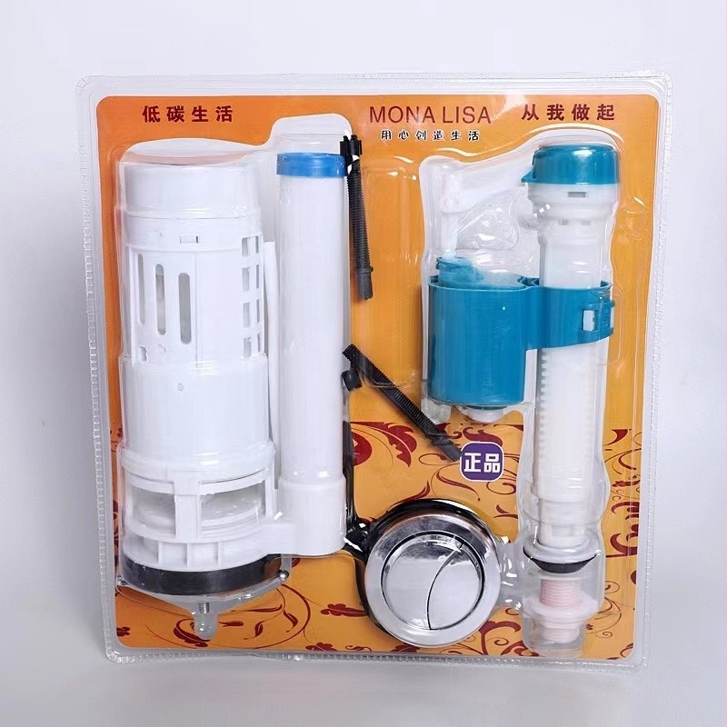 Fitings pentru rezervorul de toaletă: ABS material, brand Tenglida, robinet de alimentare cu acționare manuală, stil modern minimalist