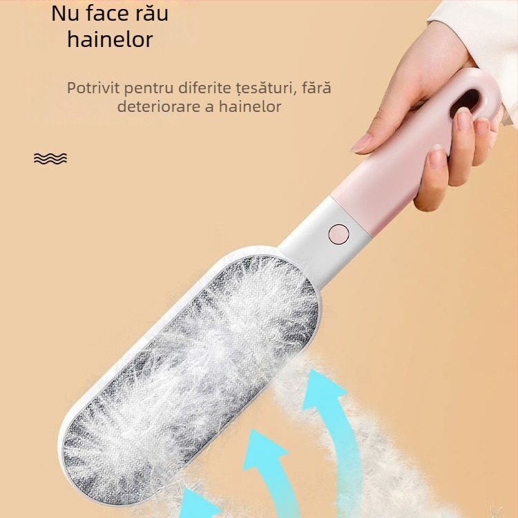 Perie electrostatică dublă pentru îndepărtarea părului de pe lenjerii și cuverturi, ideală pentru haine și paltoane din cașmir — din plastic, lansată iarna 2021.