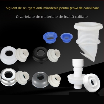 Inel de etanșare din silicon pentru canalizare, certificat EU CE, anti miros și anti insecte, potrivit pentru baie, mașină de spălat, chiuvetă și drenajul de podea