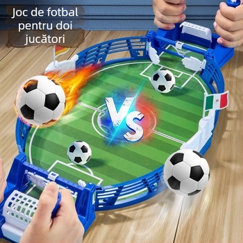 Joc de fotbal pe masă pentru doi jucători - construcție din plastic, duel pentru doi jucători, vârsta 4–14 ani
