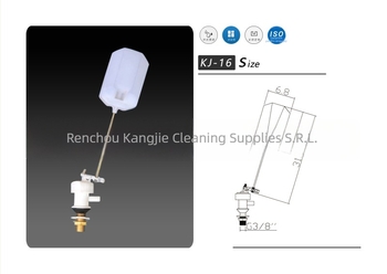 Valvă de alimentare a rezervorului de toaletă din PP cu plută, model KJ-16