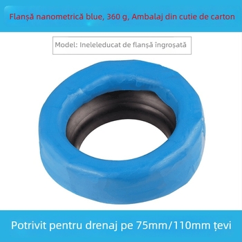 Etanșare universală pentru flanșa toaletei, din cauciuc, stil modern minimalist