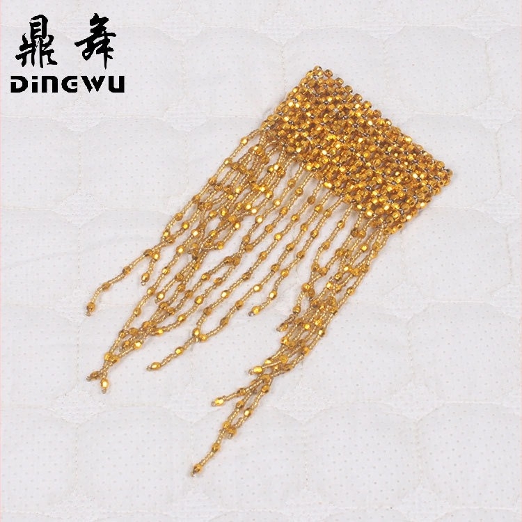 Lanț de braț pentru Belly Dance cu ciucuri elastice; bază metalică, conținut PVC 85%; unisex, adult