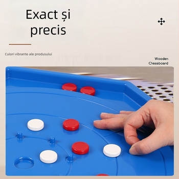 Joc educațional de șah de masă — Material ABS, puzzle interactiv, învățare părinte-copil, vârste 7–60 ani, Brand Lang Lang LONGLOVE