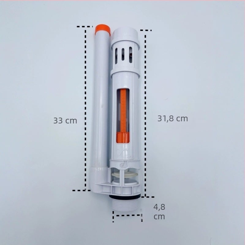 Ventil de drenaj pentru toaletă de tip squat — ABS material, montaj pe perete, instalat în interiorul rezervorului, stil modern simplu, brand Beautiful Peak