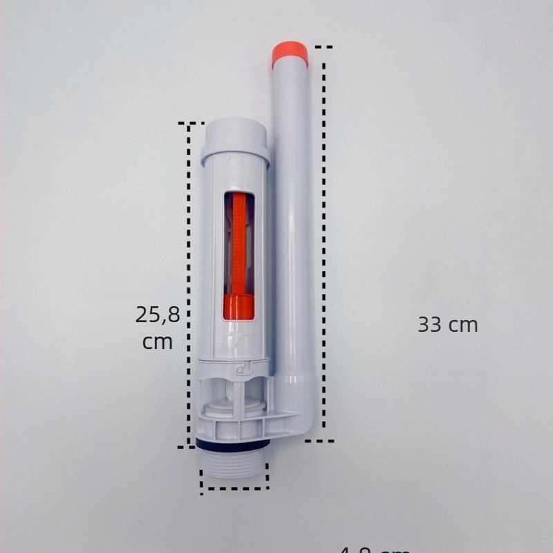Ventil de drenaj pentru toaletă de tip squat — ABS material, montaj pe perete, instalat în interiorul rezervorului, stil modern simplu, brand Beautiful Peak