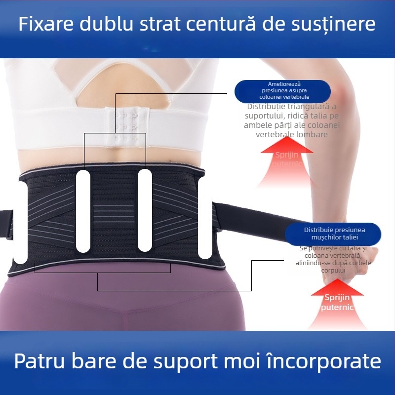 Protecție talie pentru baschet, design respirabil, din poliester și nailon