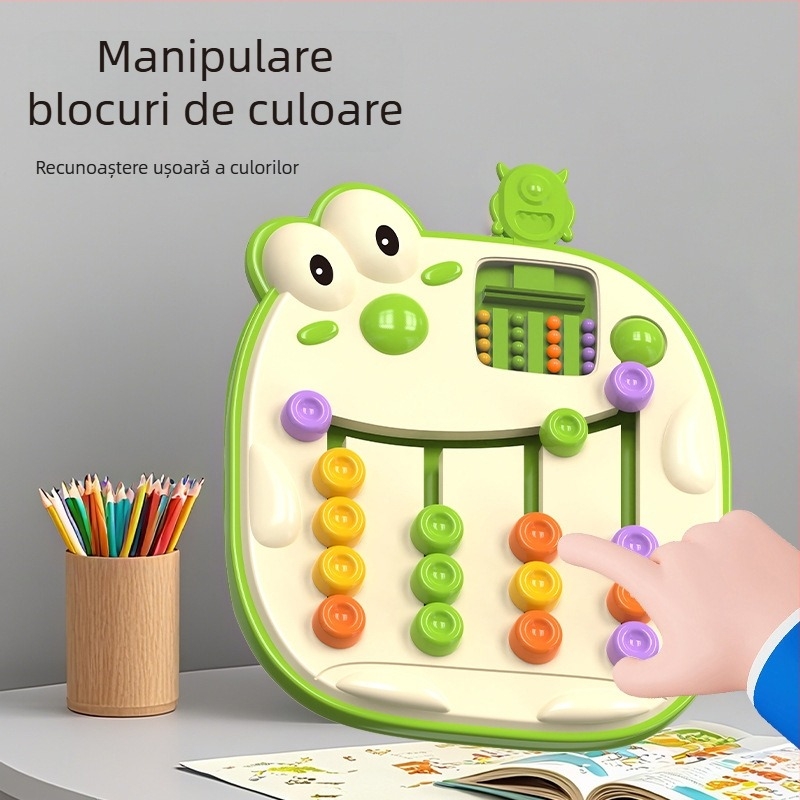 Carduri de board din plastic, marca Kqt, pentru joacă în interior, cu joc de gândire și potrivire; ambalaj: geantă și cutie; potrivit pentru vârsta 0–14 ani.