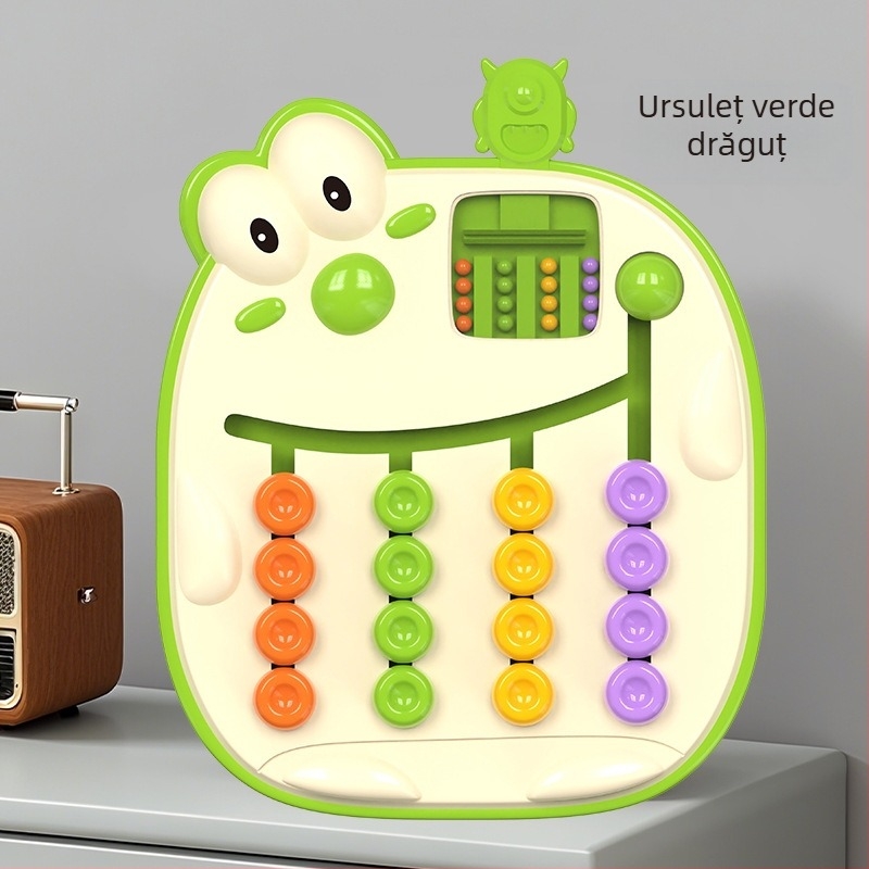 Carduri de board din plastic, marca Kqt, pentru joacă în interior, cu joc de gândire și potrivire; ambalaj: geantă și cutie; potrivit pentru vârsta 0–14 ani.