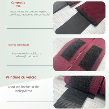 Wrist wrap pentru haltere – amestec bumbac + latex-satin, protecție încheietură, bandă pentru încheietură, pentru adulți