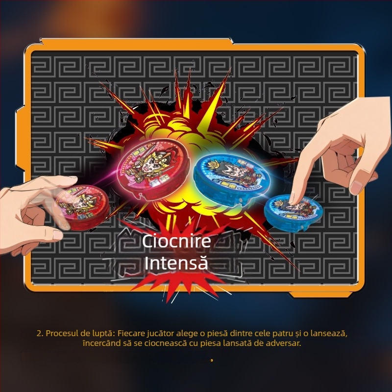 Joc de societate cu cărți — Trei Regate, pentru familie, 7–14 ani, stimulează comunicarea părinte-copil, aventură educativă, ambalat într-o pungă