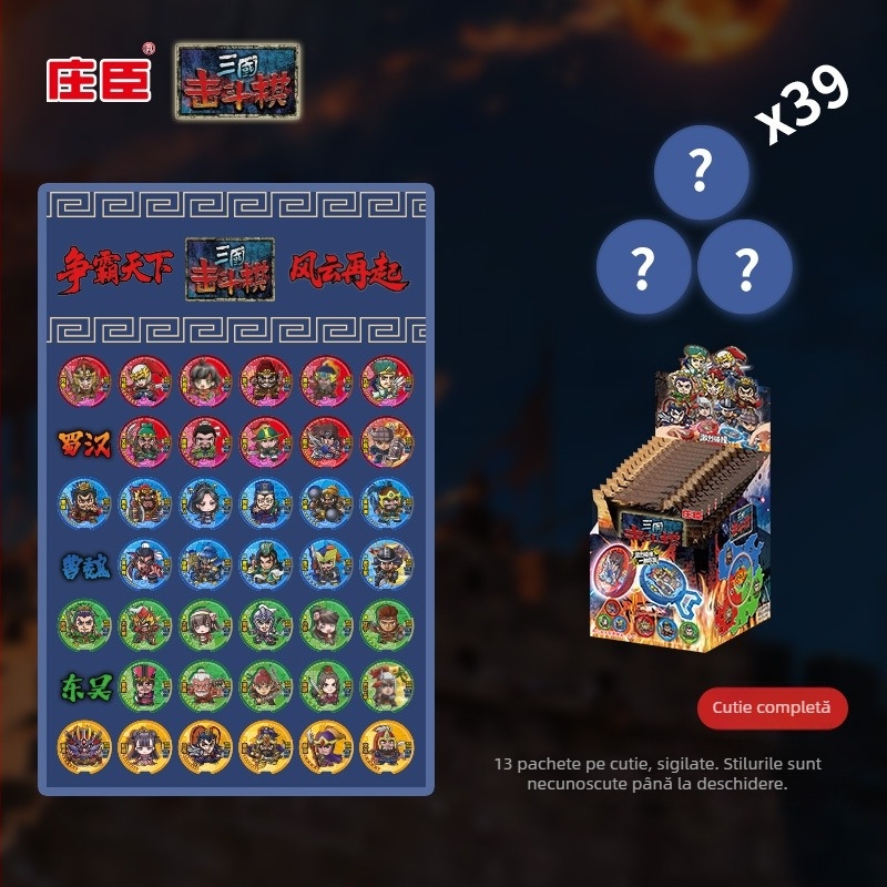 Joc de societate cu cărți — Trei Regate, pentru familie, 7–14 ani, stimulează comunicarea părinte-copil, aventură educativă, ambalat într-o pungă