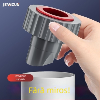 Dop de etanșare canalizare din plastic pentru chiuveta de bucătărie și mașina de spălat – accesoriu PVC pentru canalizare, injecție turnată, utilizare inline