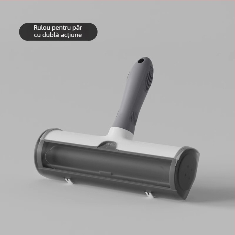 Înlăturător de păr pentru pisici și câini, cu adsorbție electrostatică, din ABS plastic și țesătură de poliester