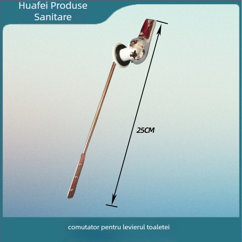 Accesorii pentru rezervorul de toaletă – design vintage split, supapă de alimentare cu bilă universală, supapă de scurgere și întrerupător apăsat pentru economisirea apei