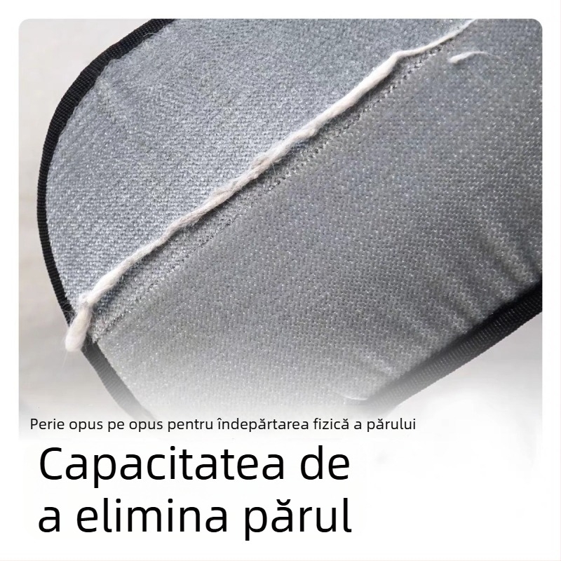 Thing island Mănușă de îndepărtare a părului cu încărcătură statică pentru animale de companie — periere bidirecțională, perie circulară pentru păr, pentru pisică cu blană scurtă