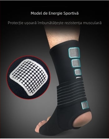 Protecție gleznă cu compresie, din cauciuc, pentru adulți, pentru fotbal, utilizare în exterior